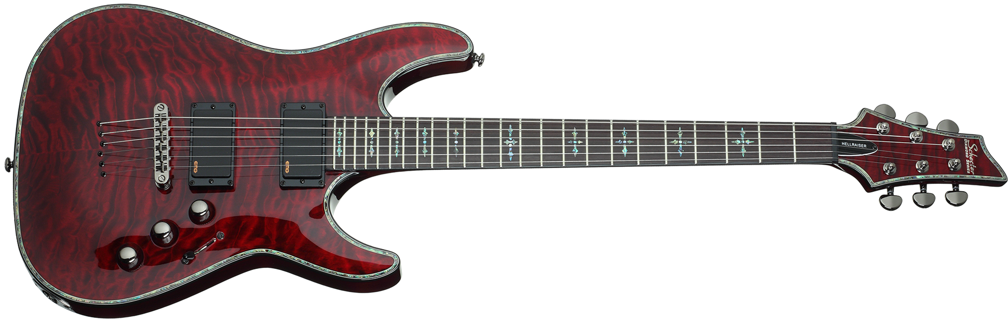 Schecter DIAMOND SERIES HELLRAISER C-1 Black Cherry 6-String Electric Guitar